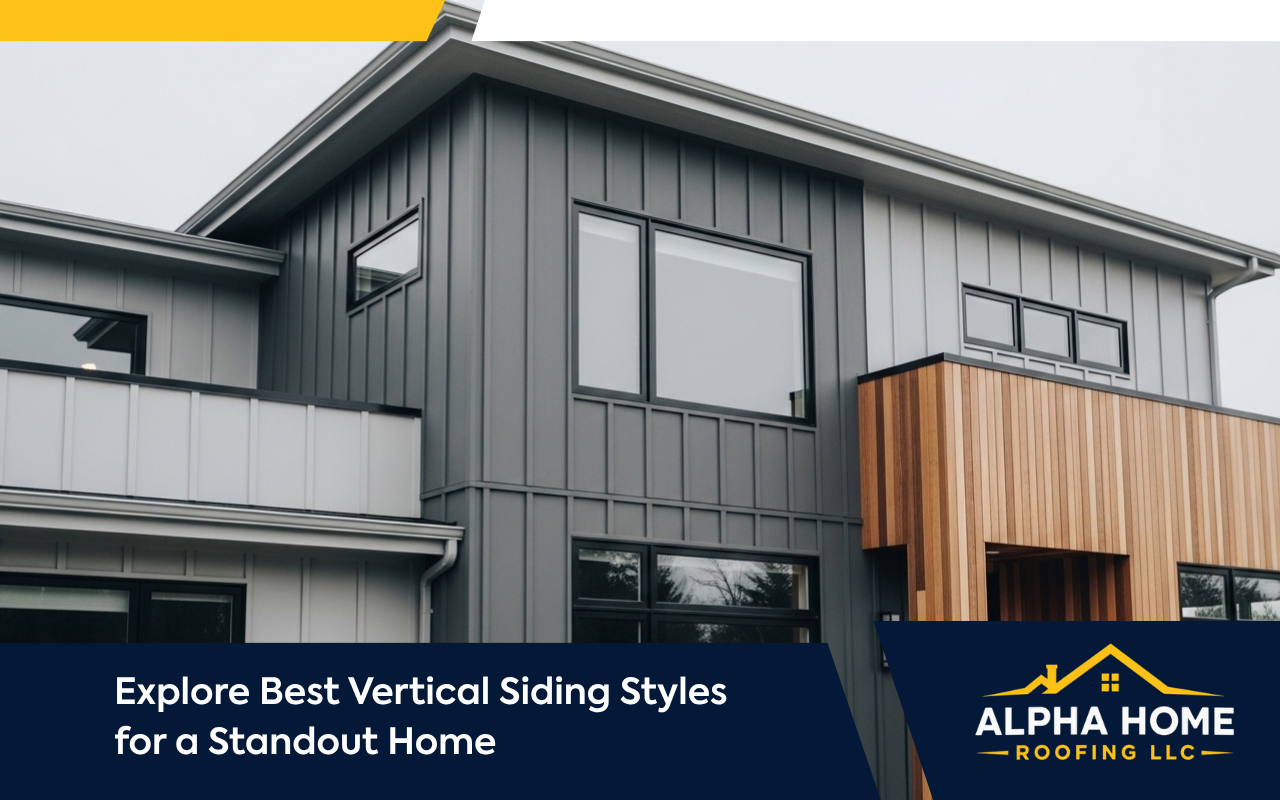 vertical siding styles with board and batten on a modern home