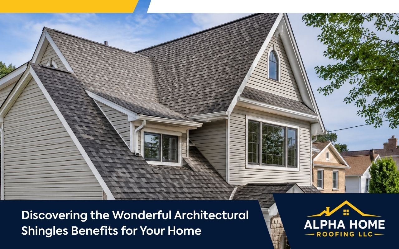 Architectural shingles benefits on a home roof in Elizabeth NJ