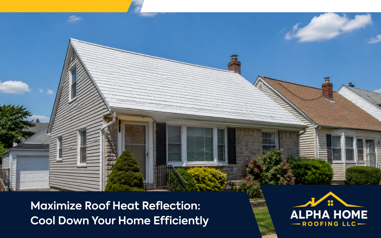 Roof heat reflection option for an Elizabeth home