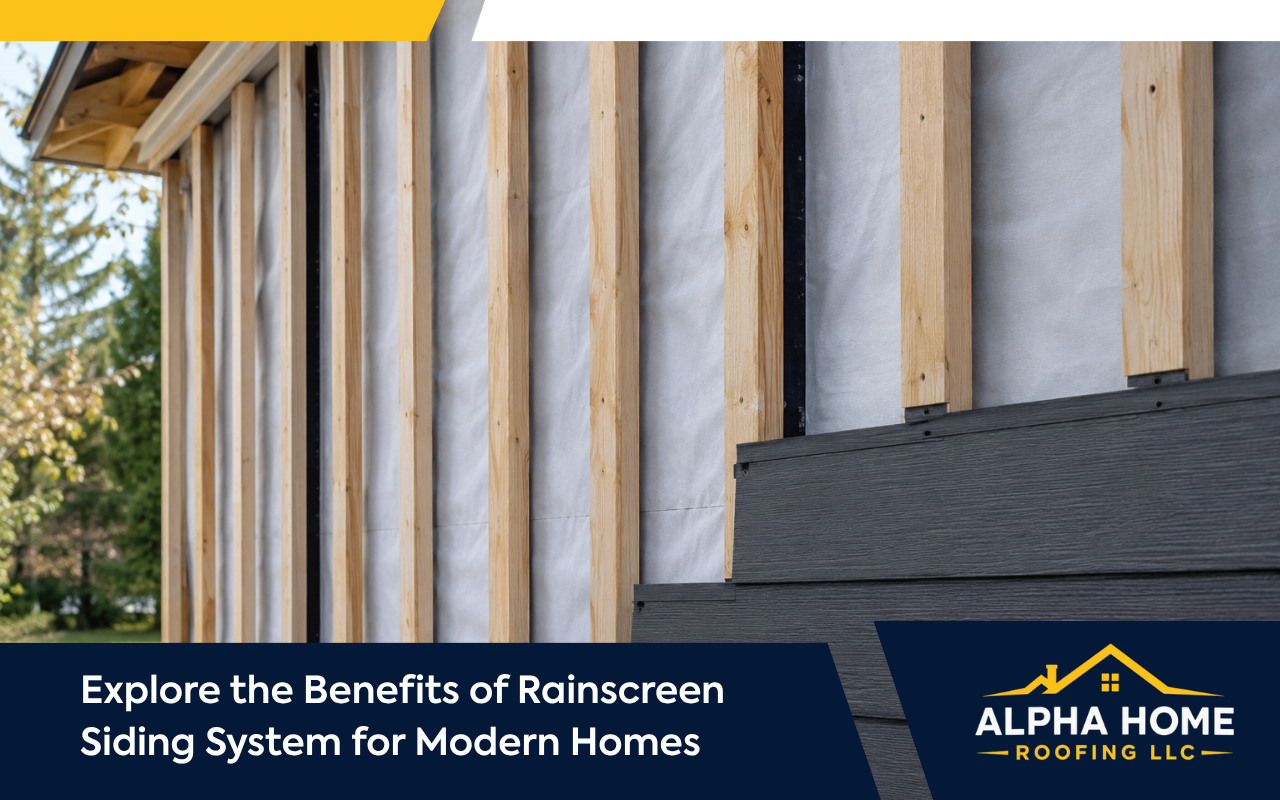 Rainscreen siding system layers supporting drainage and airflow behind exterior cladding