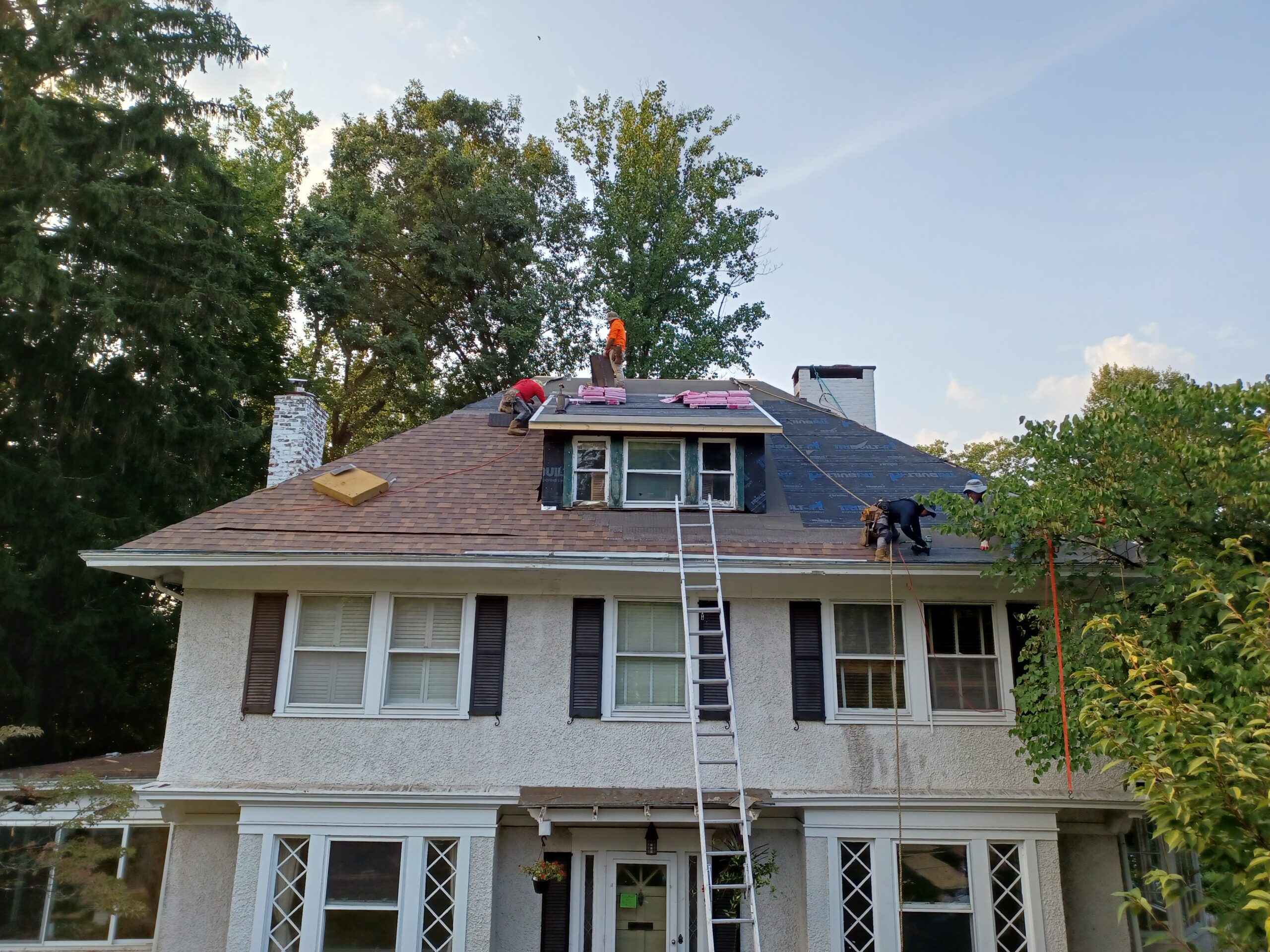 Asphalt shingle roof installation in Hillside, NJ