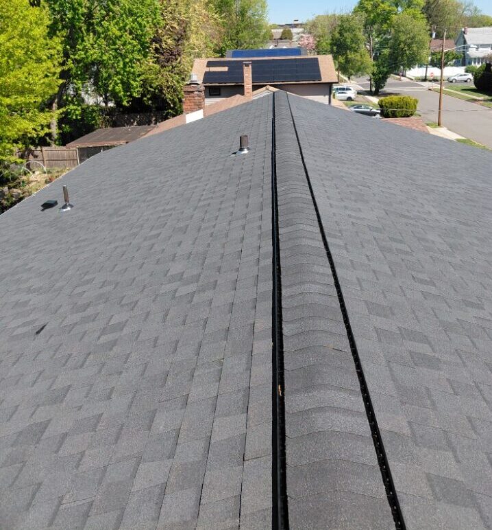 Asphalt shingle roof installation in Hillside, NJ