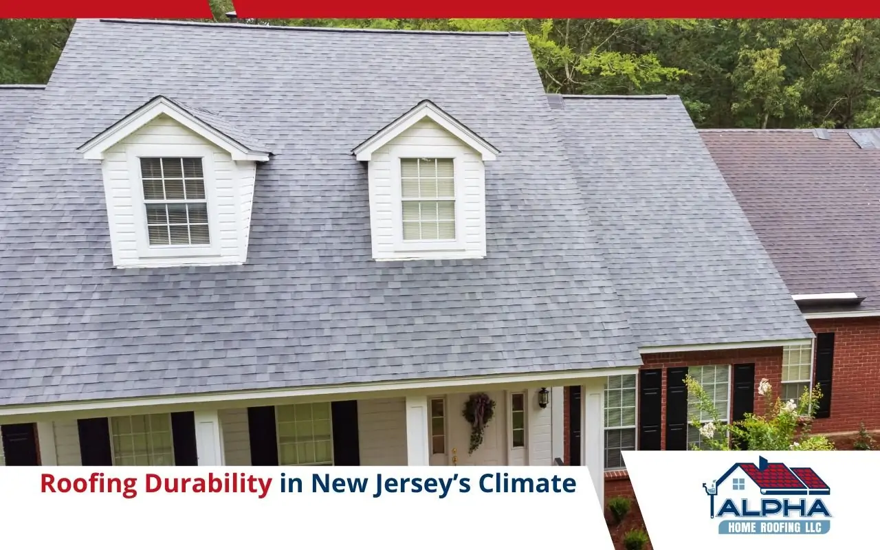 Durable asphalt roof installed on home in New Jersey