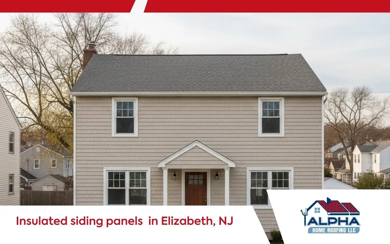 Modern home with insulated siding panels in Elizabeth, NJ boosting curb appeal