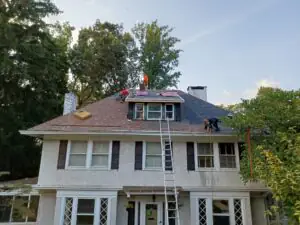 Asphalt shingle roof installation in Hillside, NJ